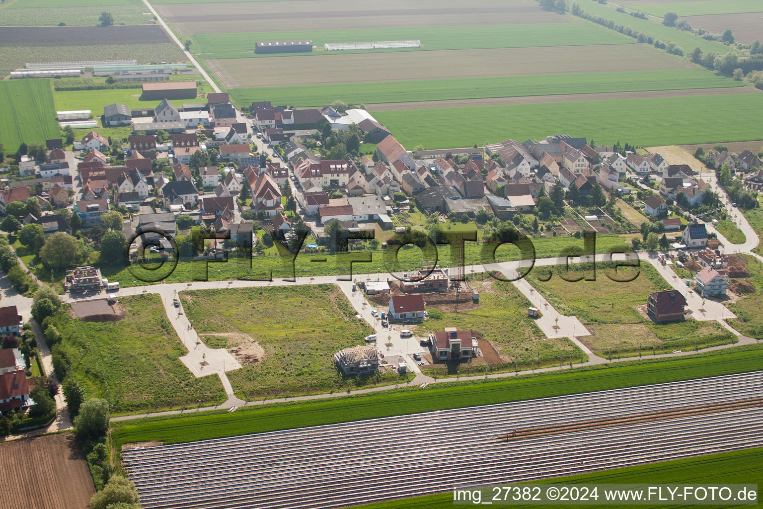 Vue d'oiseau de Quartier Mörlheim in Landau in der Pfalz dans le département Rhénanie-Palatinat, Allemagne