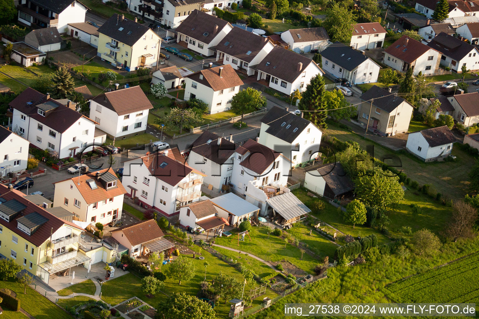 Photographie aérienne de Quartier Stupferich in Karlsruhe dans le département Bade-Wurtemberg, Allemagne