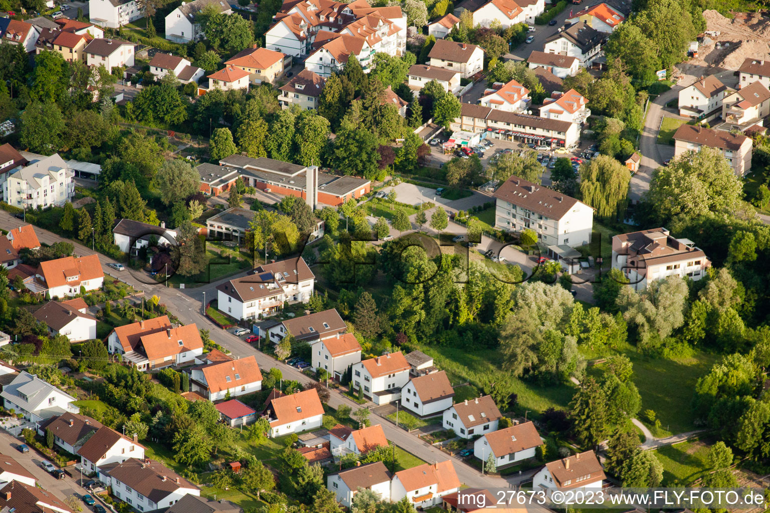 Vue aérienne de Communauté Christique à Wiesloch dans le département Bade-Wurtemberg, Allemagne