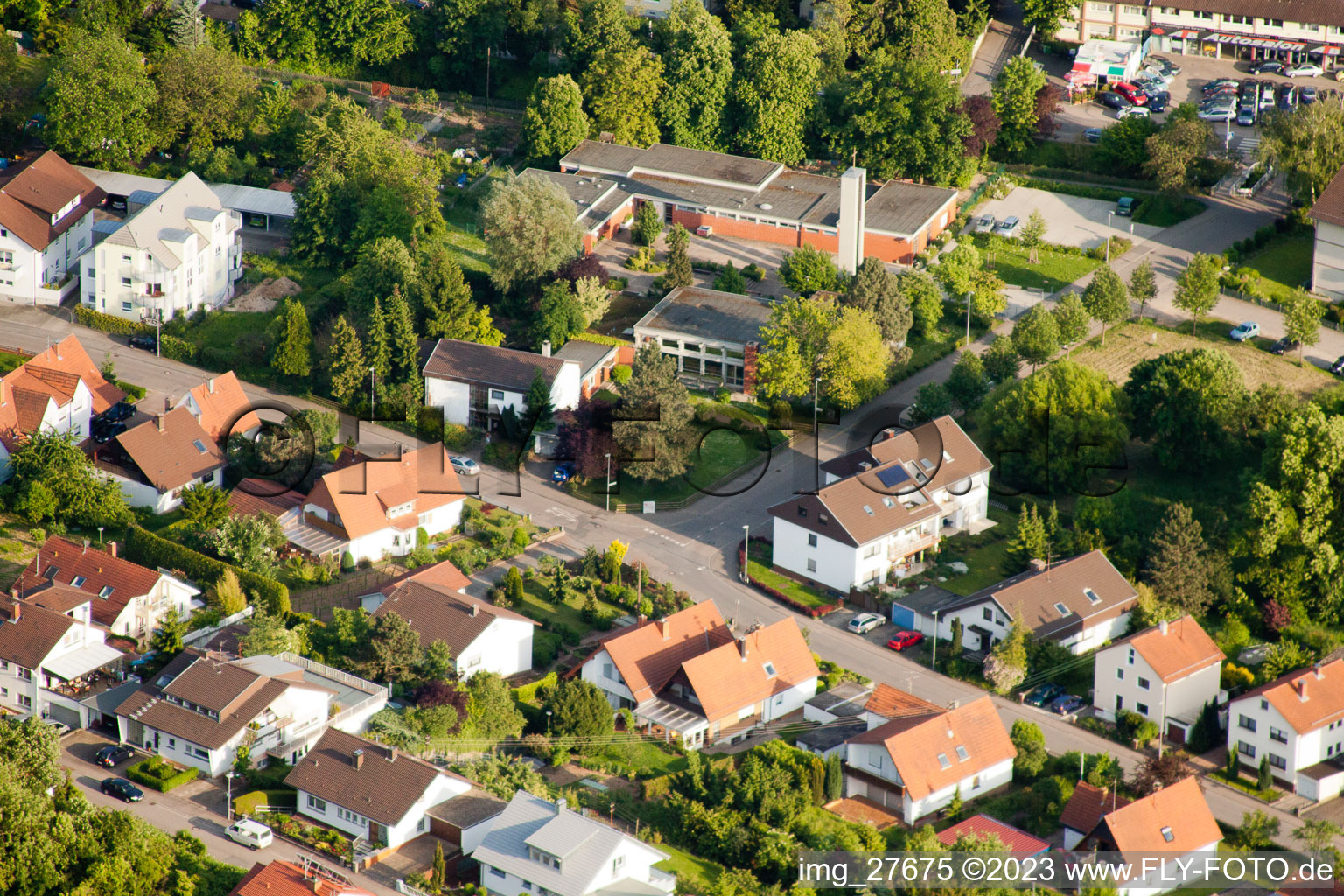 Photographie aérienne de Communauté Christique à Wiesloch dans le département Bade-Wurtemberg, Allemagne