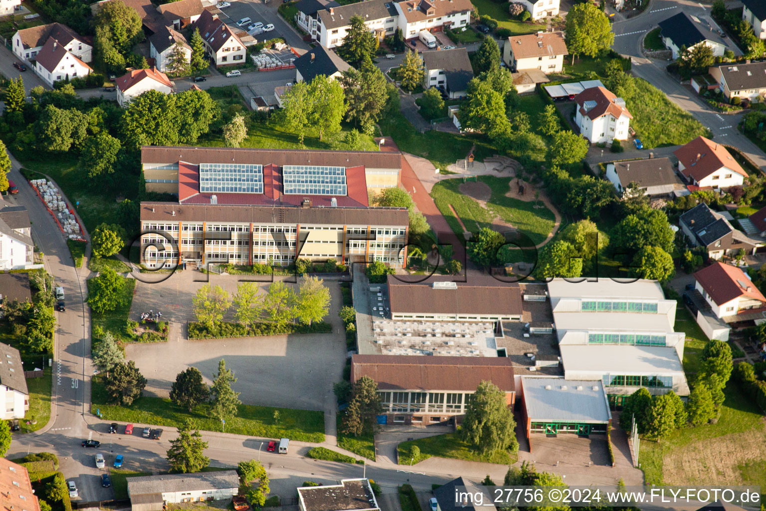 Photographie aérienne de Rauenberg dans le département Bade-Wurtemberg, Allemagne