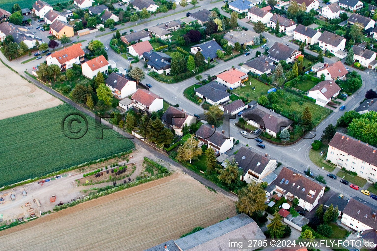 Image drone de Au château d'eau à Kandel dans le département Rhénanie-Palatinat, Allemagne