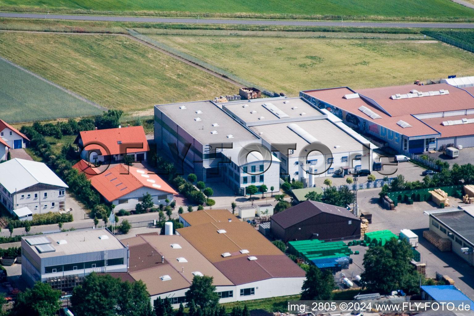 Photographie aérienne de Zone industrielle W à Hatzenbühl dans le département Rhénanie-Palatinat, Allemagne