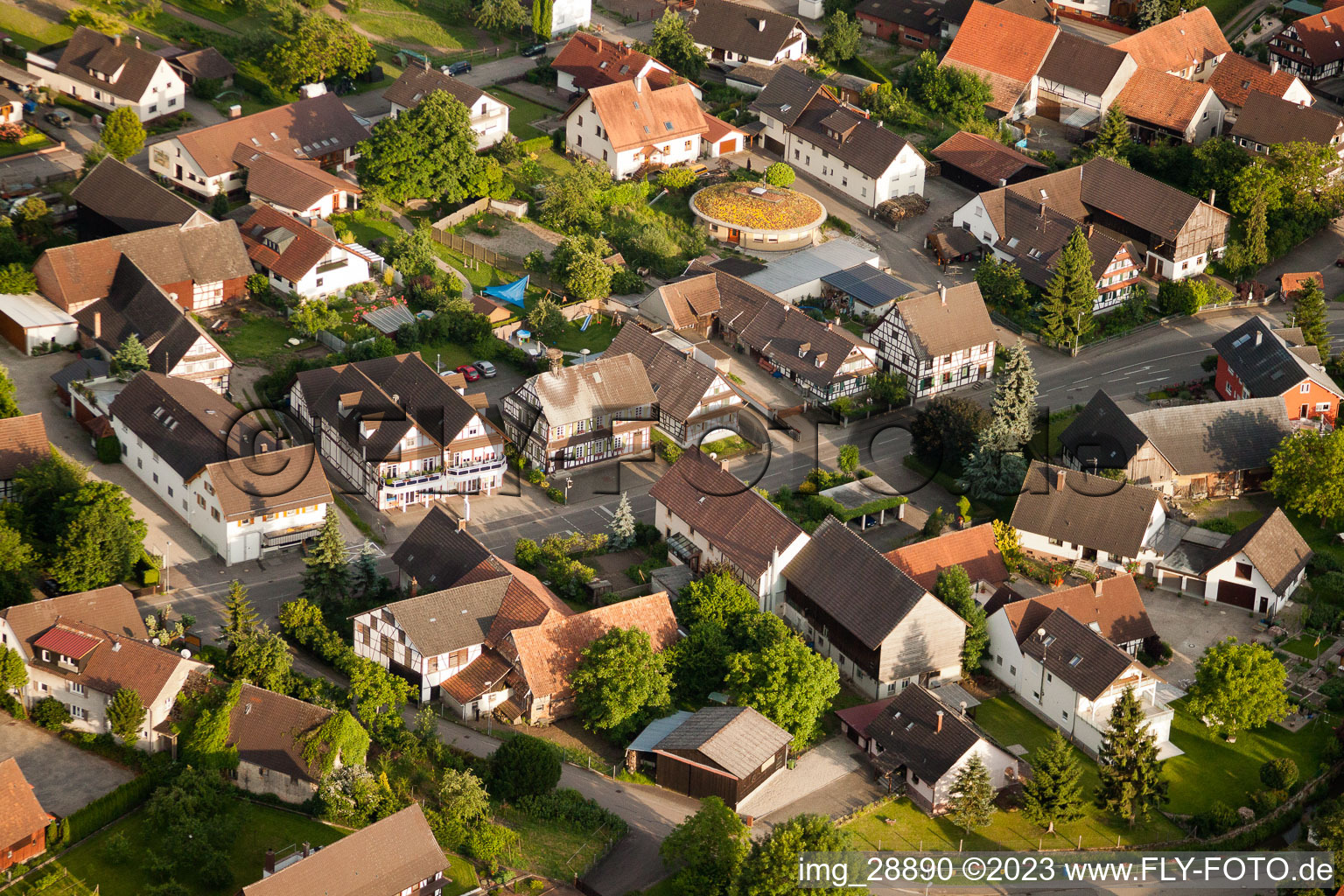 Vue oblique de Quartier Linx in Rheinau dans le département Bade-Wurtemberg, Allemagne