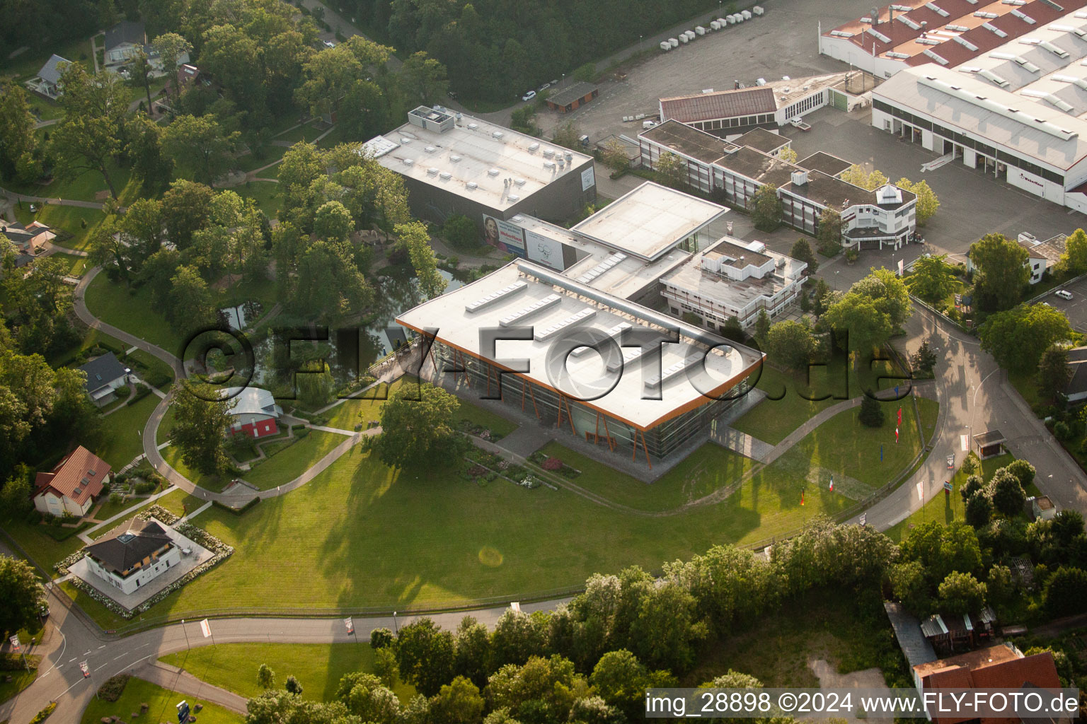 Vue aérienne de Maison Weber à le quartier Linx in Rheinau dans le département Bade-Wurtemberg, Allemagne