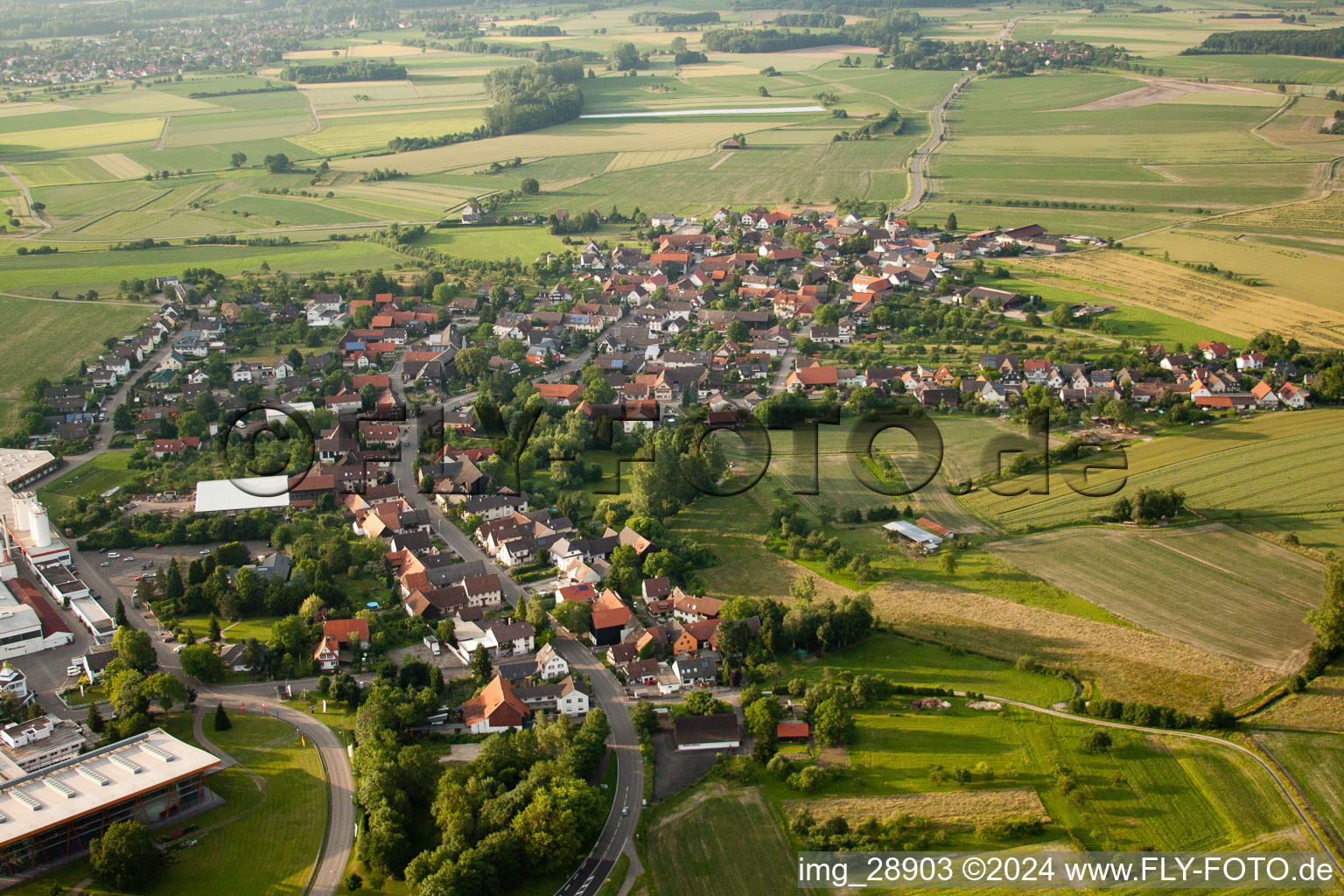 Quartier Linx in Rheinau dans le département Bade-Wurtemberg, Allemagne hors des airs