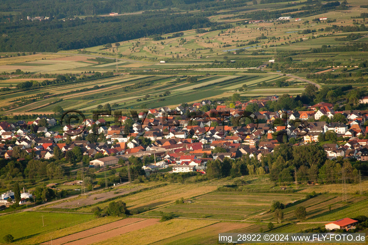 Enregistrement par drone de Quartier Urloffen in Appenweier dans le département Bade-Wurtemberg, Allemagne