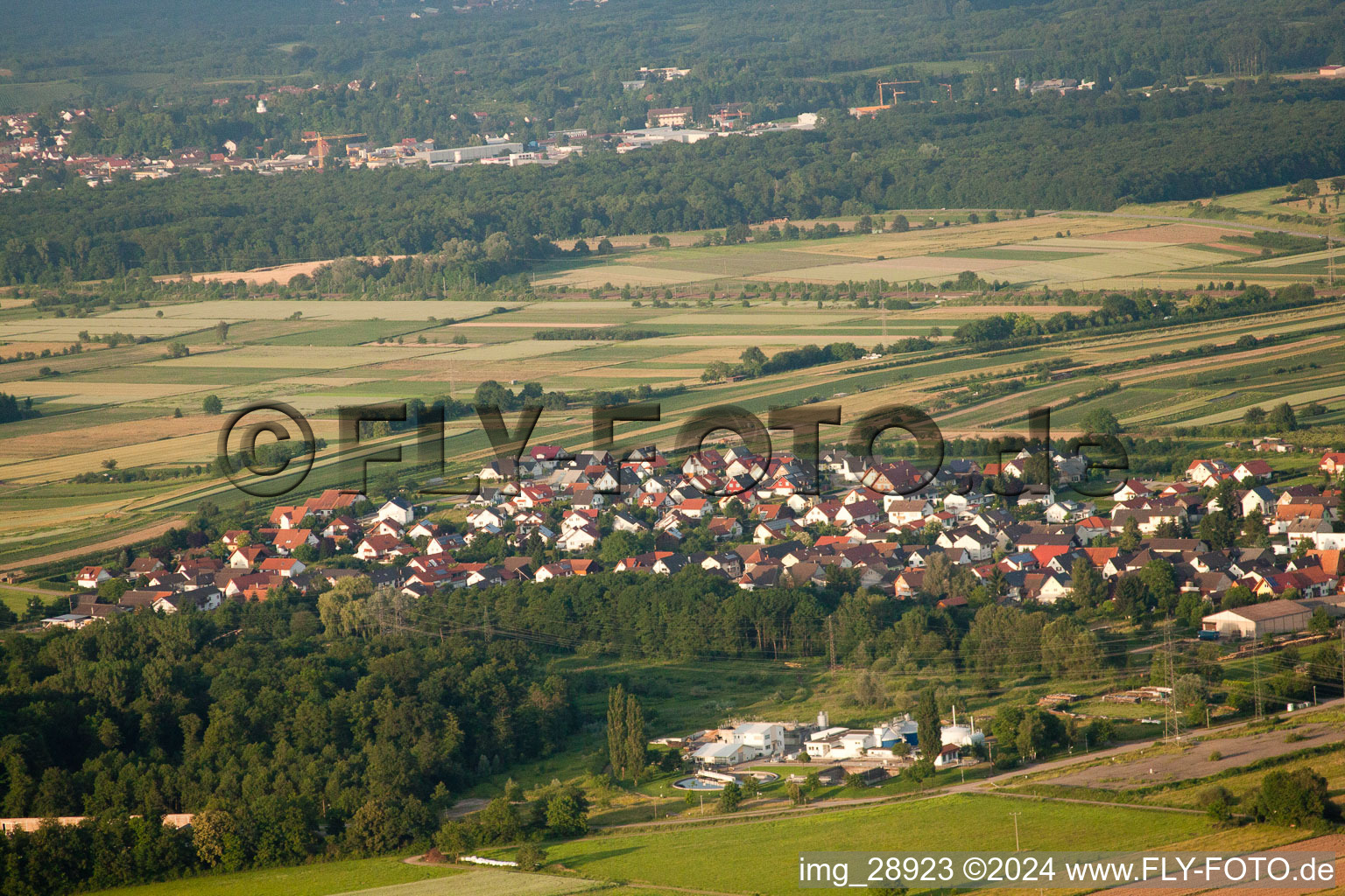 Image drone de Quartier Urloffen in Appenweier dans le département Bade-Wurtemberg, Allemagne