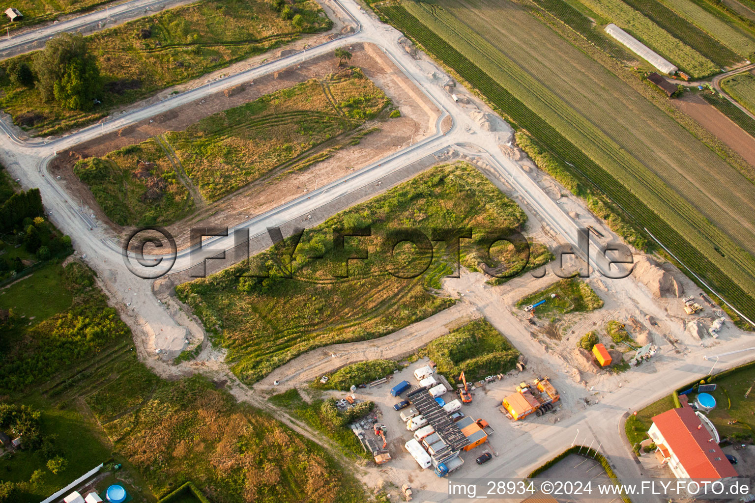 Vue aérienne de Quartier Urloffen in Appenweier dans le département Bade-Wurtemberg, Allemagne