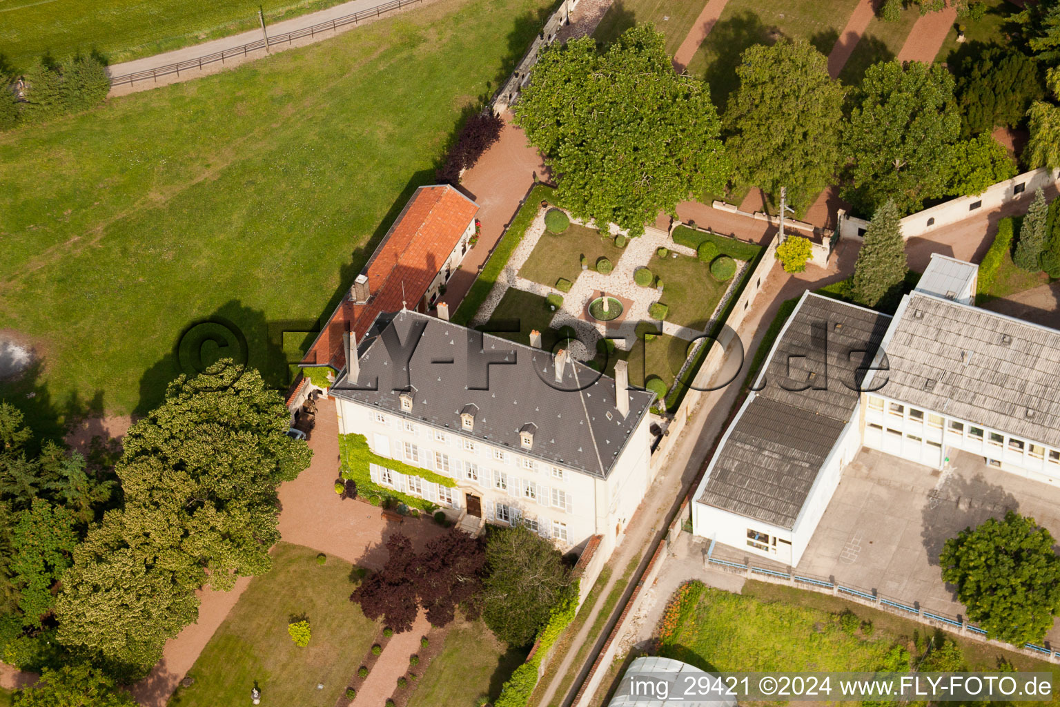 Photographie aérienne de Rettel dans le département Moselle, France