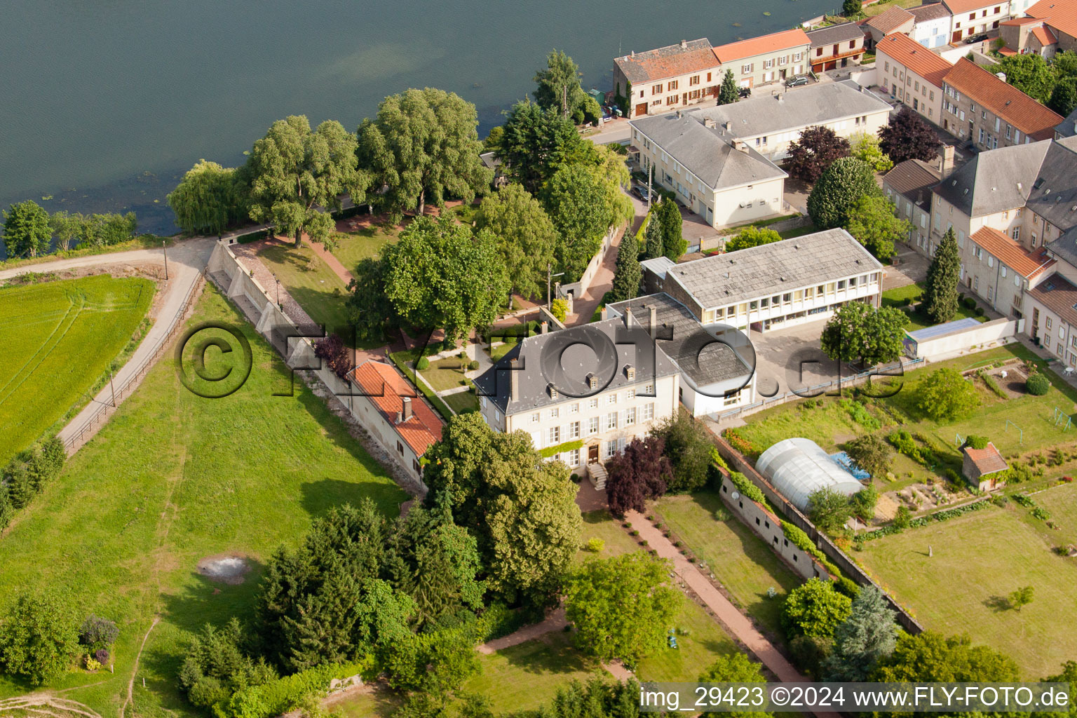 Rettel dans le département Moselle, France d'en haut