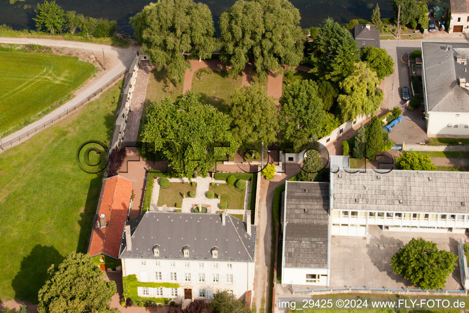 Rettel dans le département Moselle, France vue d'en haut