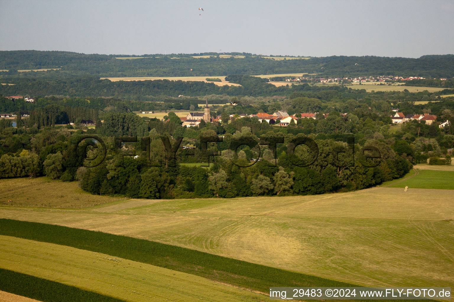 Photographie aérienne de Gavisse dans le département Moselle, France