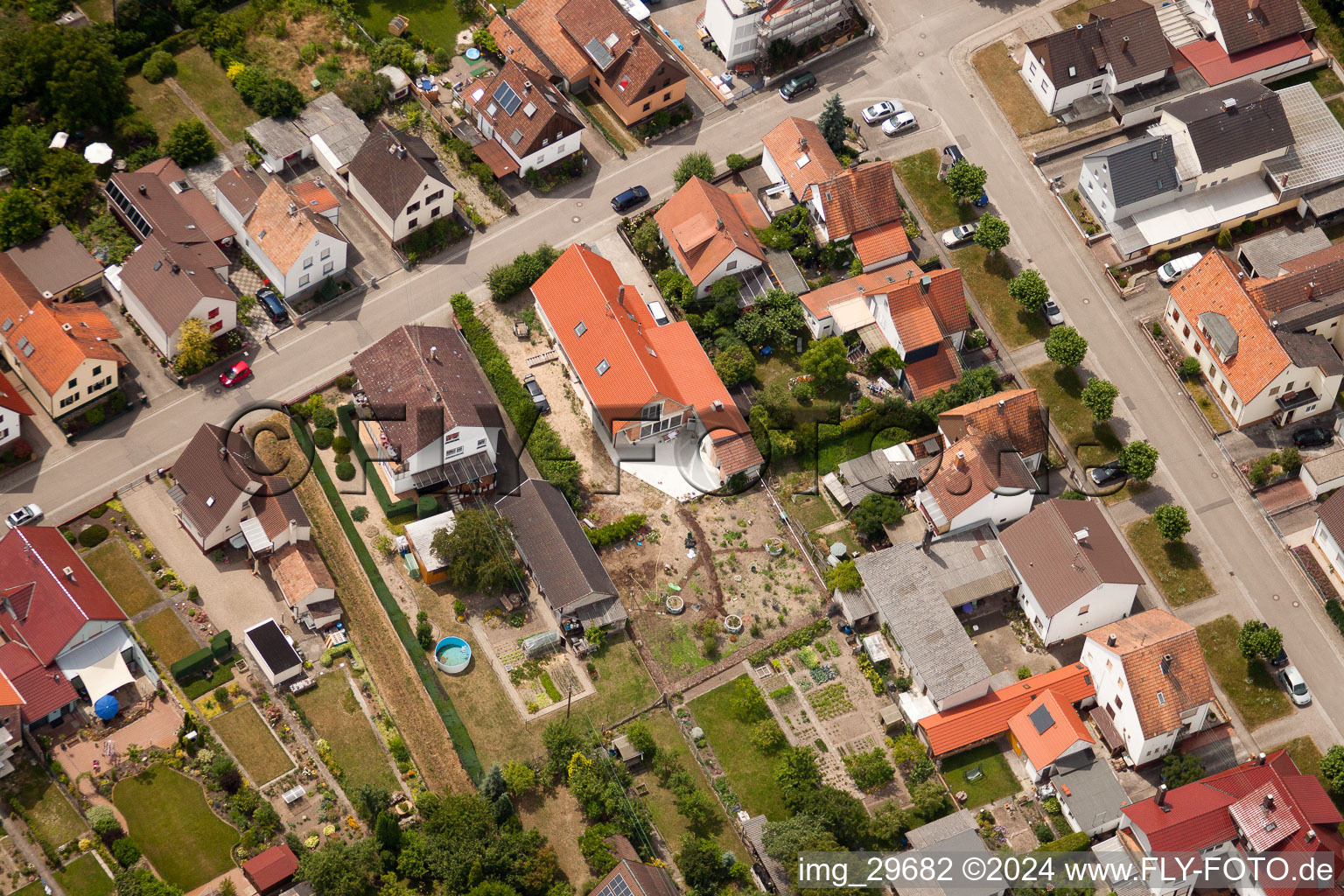 Kandel dans le département Rhénanie-Palatinat, Allemagne d'en haut