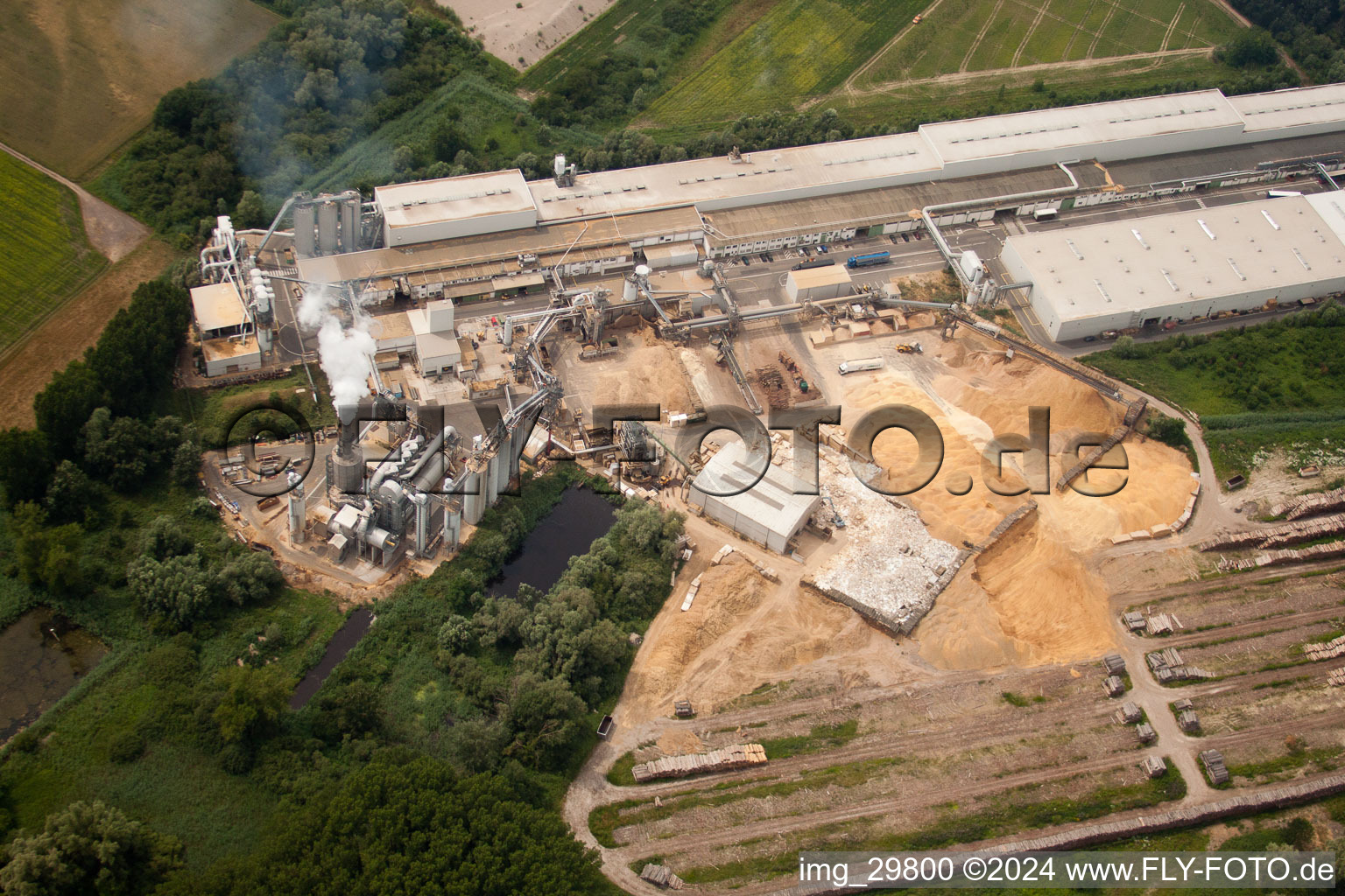 Meubles et boiseries Nolte à Germersheim dans le département Rhénanie-Palatinat, Allemagne vue du ciel