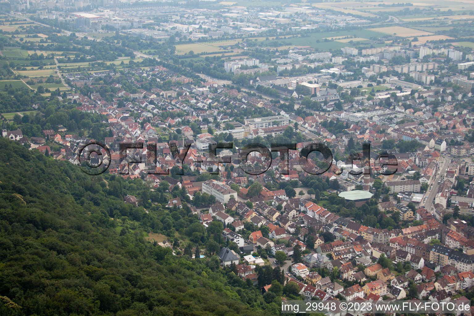 Image drone de Quartier Rohrbach in Heidelberg dans le département Bade-Wurtemberg, Allemagne