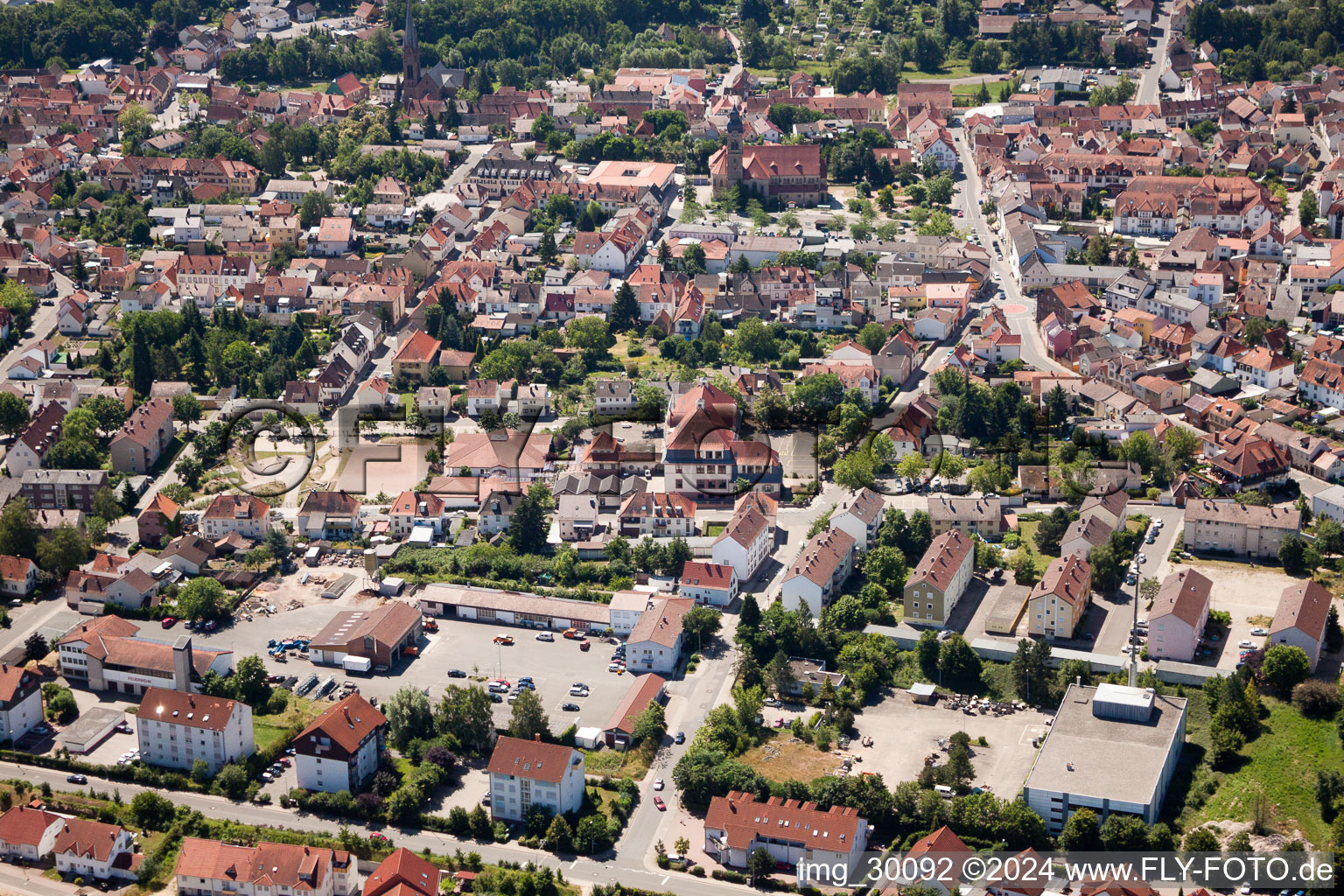 Photographie aérienne de Eisenberg dans le département Rhénanie-Palatinat, Allemagne