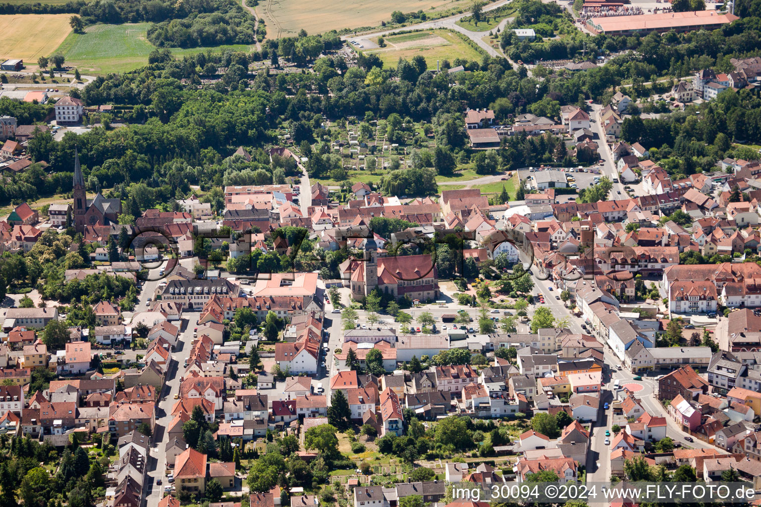 Eisenberg dans le département Rhénanie-Palatinat, Allemagne d'en haut