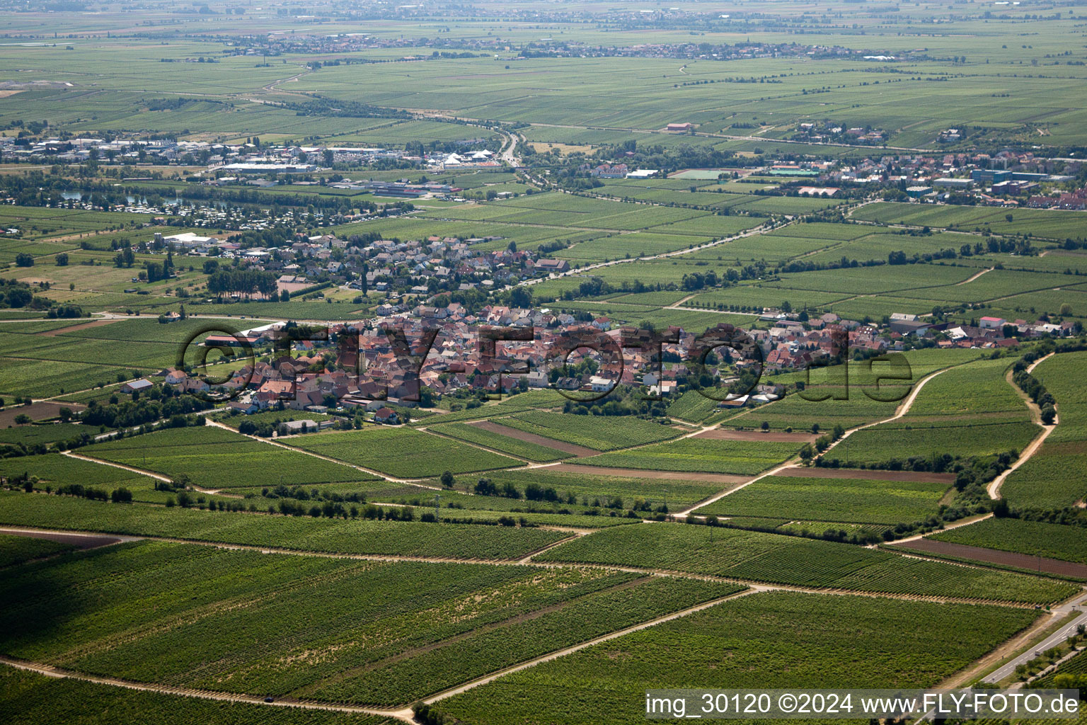 Vue aérienne de Quartier Ungstein in Bad Dürkheim dans le département Rhénanie-Palatinat, Allemagne