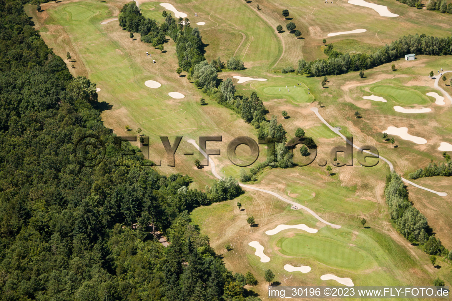 Vue aérienne de Golfclub Dreihof à Essingen dans le département Rhénanie-Palatinat, Allemagne