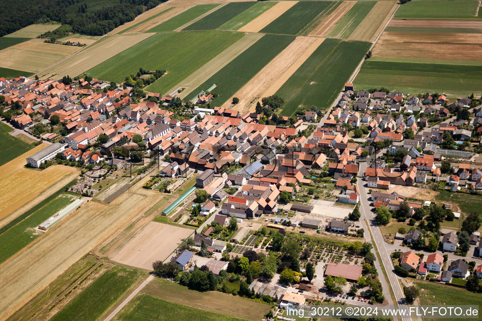 Image drone de Quartier Hayna in Herxheim bei Landau dans le département Rhénanie-Palatinat, Allemagne