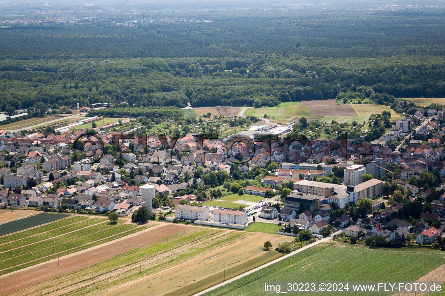 Image drone de Kandel dans le département Rhénanie-Palatinat, Allemagne