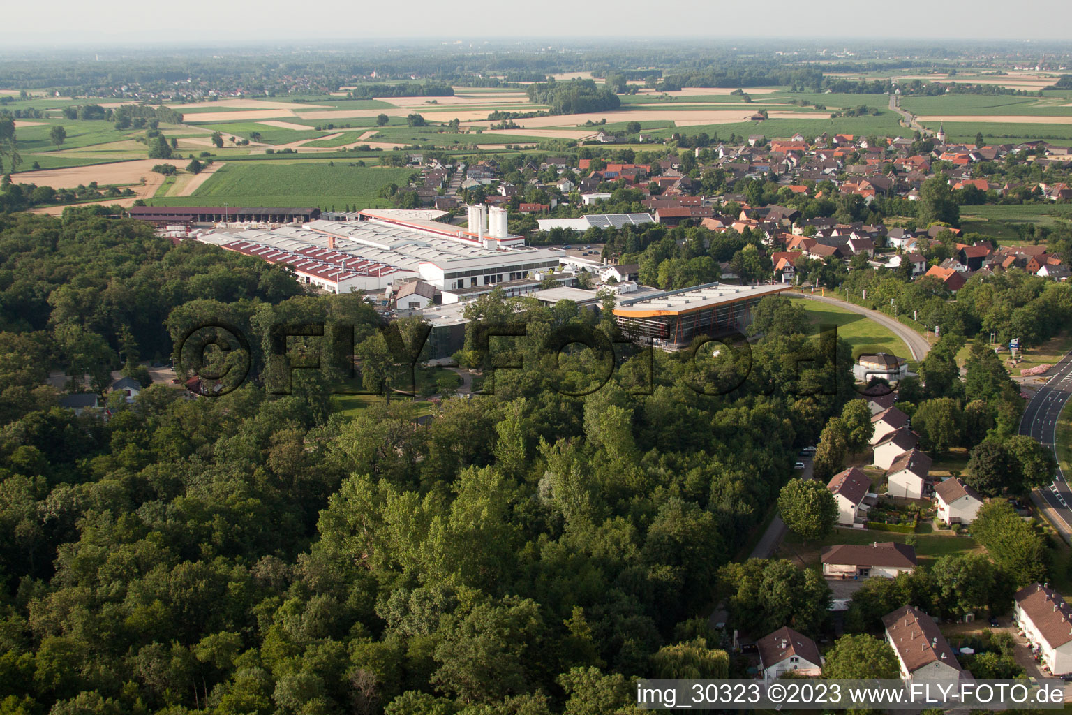 Photographie aérienne de Maison Weber à le quartier Linx in Rheinau dans le département Bade-Wurtemberg, Allemagne