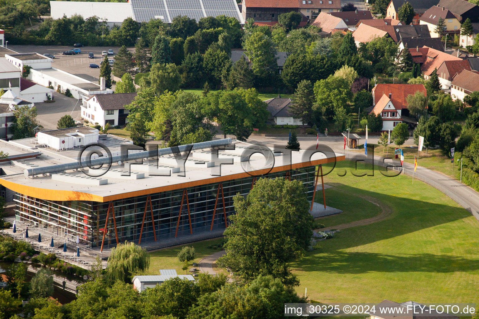 Maison Weber à le quartier Linx in Rheinau dans le département Bade-Wurtemberg, Allemagne d'en haut