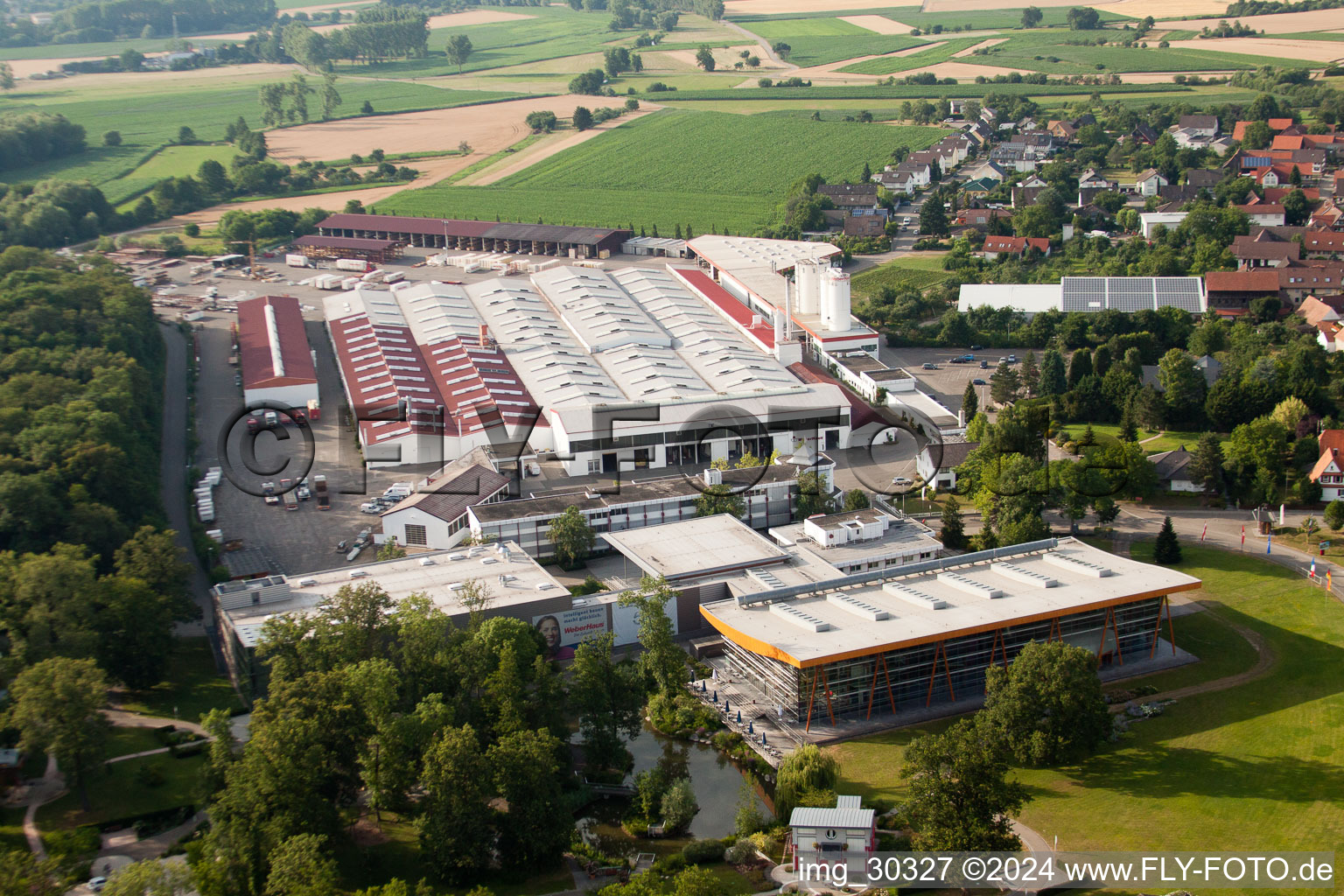 Maison Weber à le quartier Linx in Rheinau dans le département Bade-Wurtemberg, Allemagne hors des airs