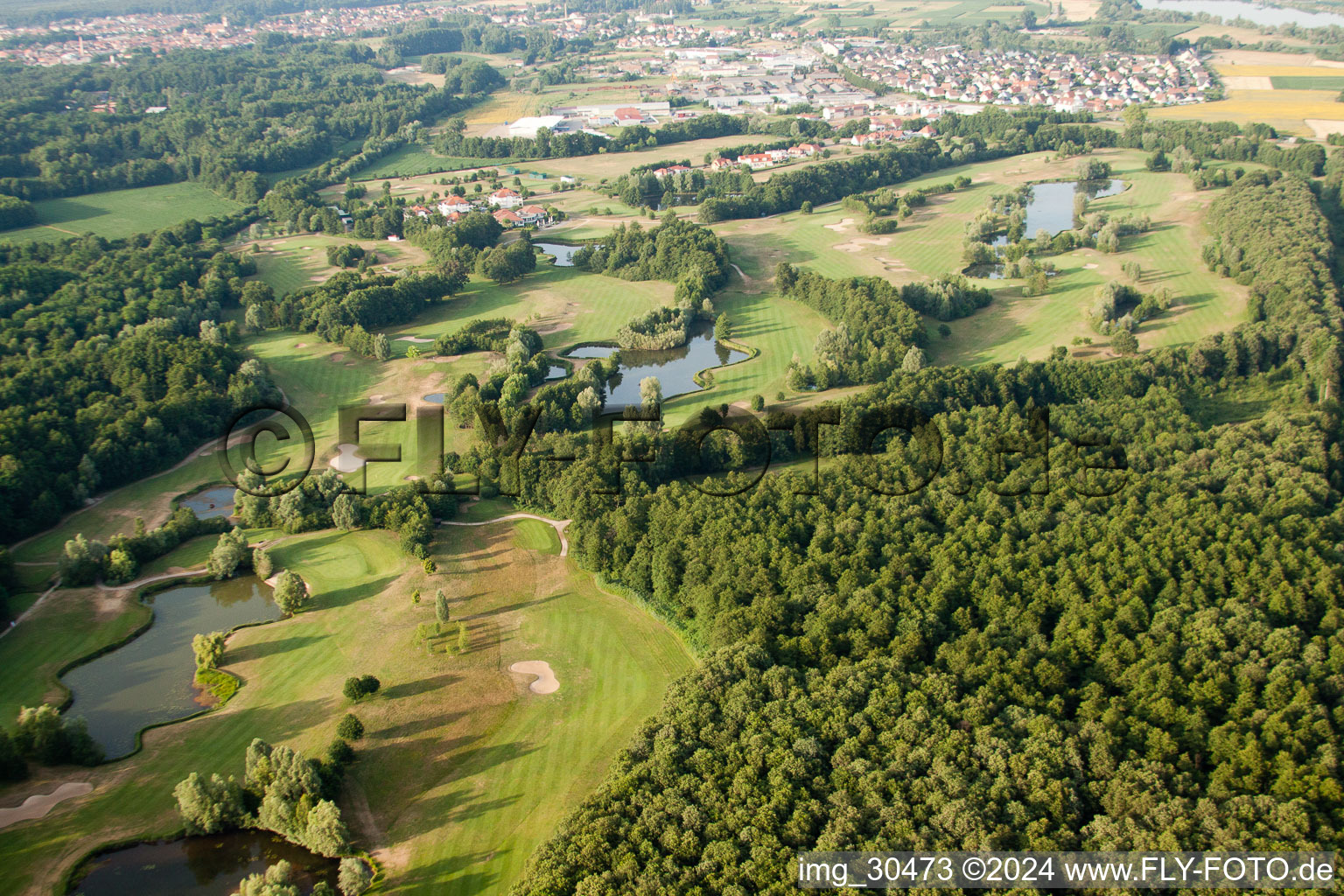 Photographie aérienne de Club de golf Soufflenheim Baden-Baden à Soufflenheim dans le département Bas Rhin, France