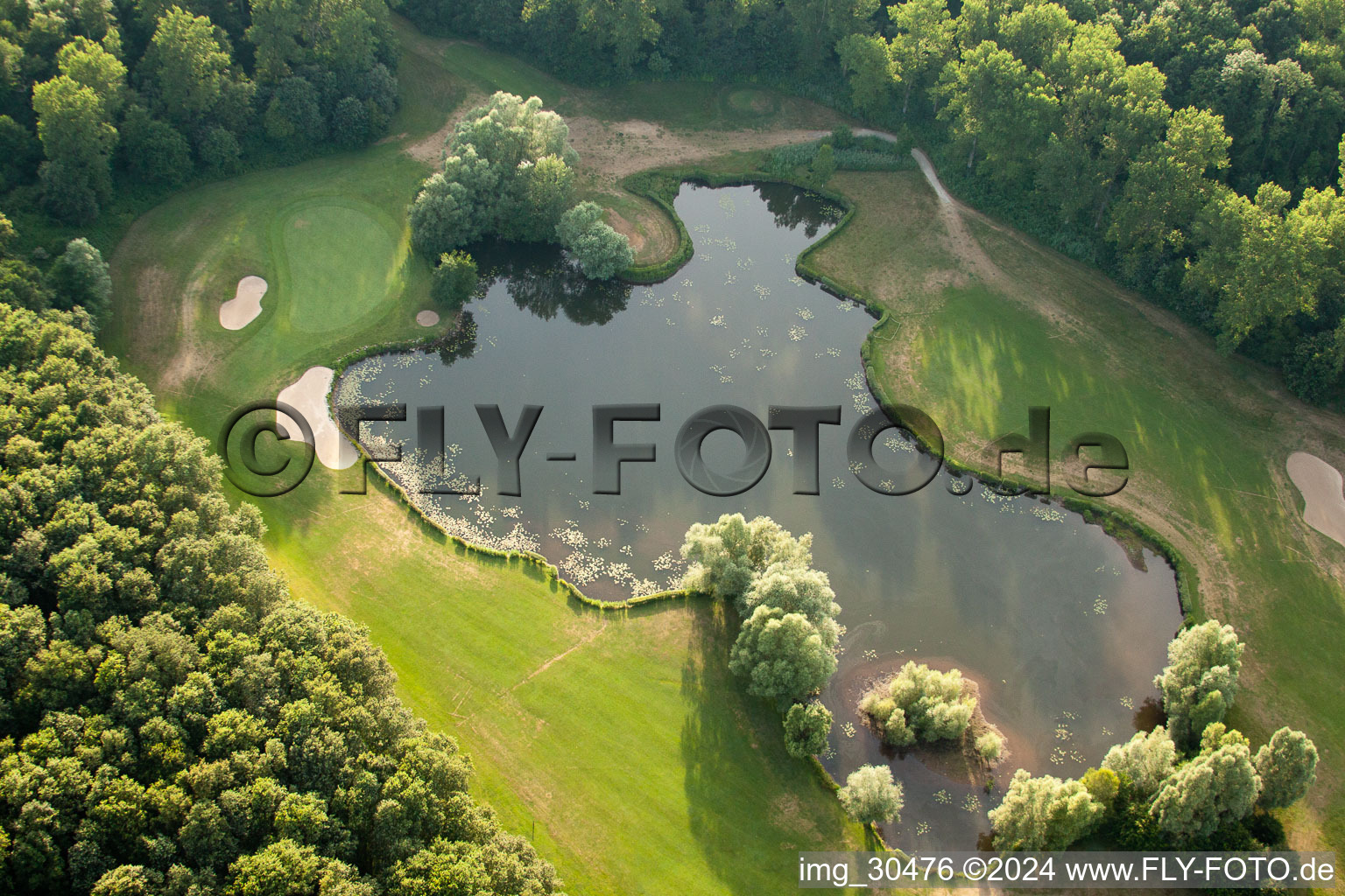 Club de golf Soufflenheim Baden-Baden à Soufflenheim dans le département Bas Rhin, France d'en haut