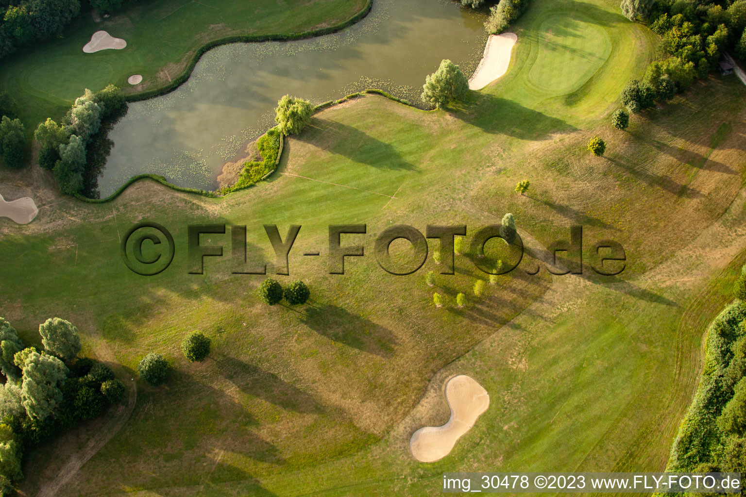 Club de golf Soufflenheim Baden-Baden à Soufflenheim dans le département Bas Rhin, France vue d'en haut