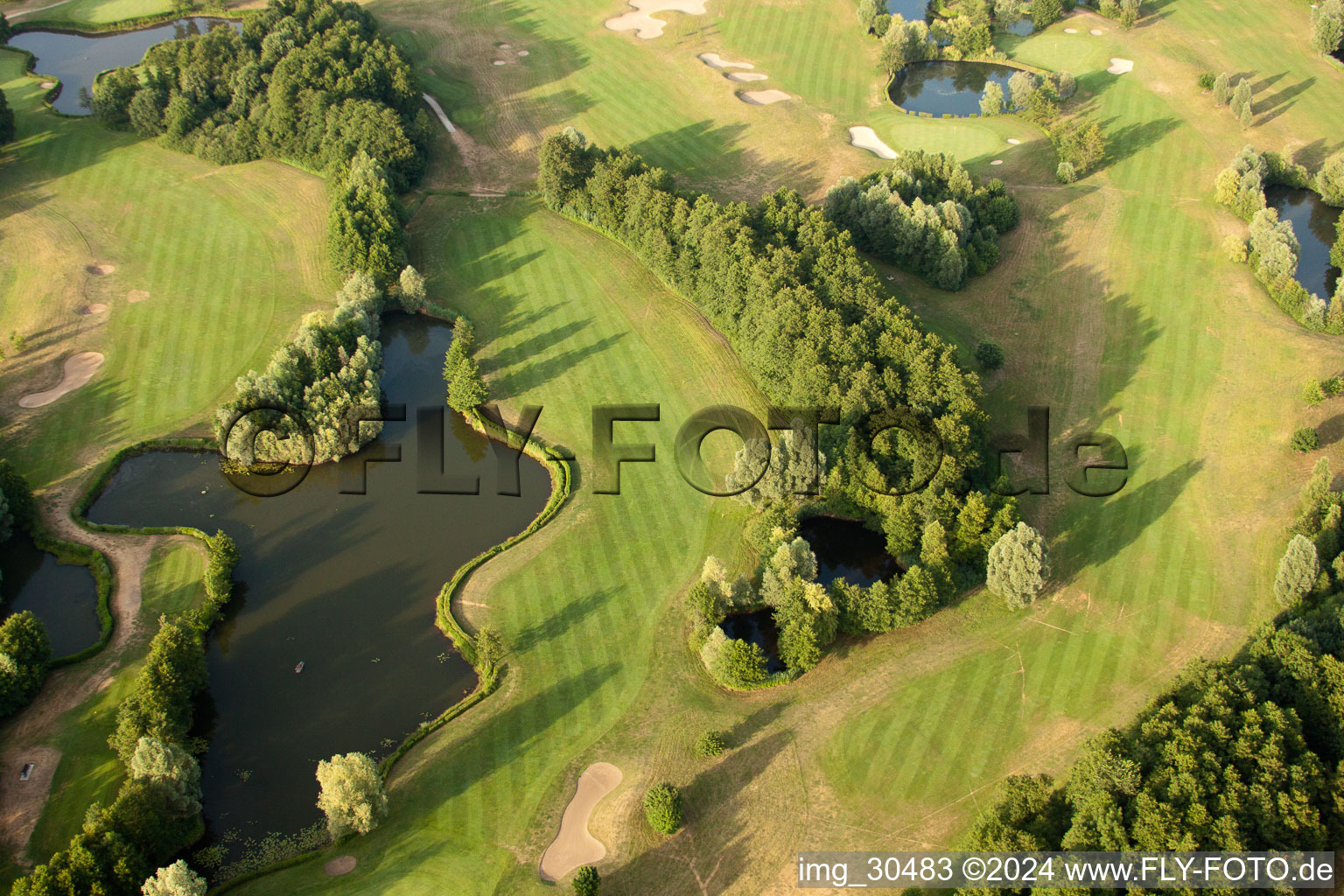 Image drone de Club de golf Soufflenheim Baden-Baden à Soufflenheim dans le département Bas Rhin, France