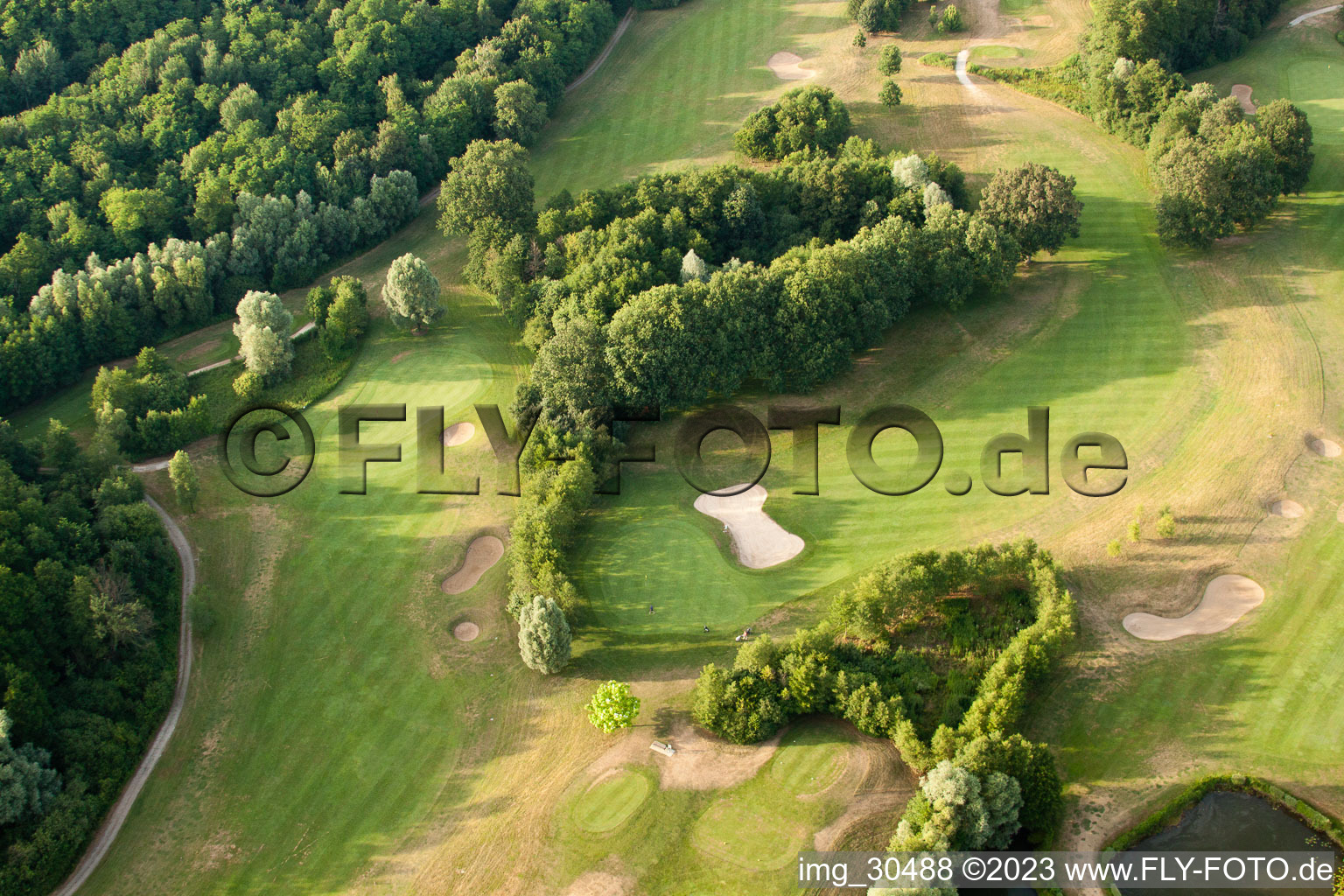 Photographie aérienne de Club de golf Soufflenheim Baden-Baden à Soufflenheim dans le département Bas Rhin, France