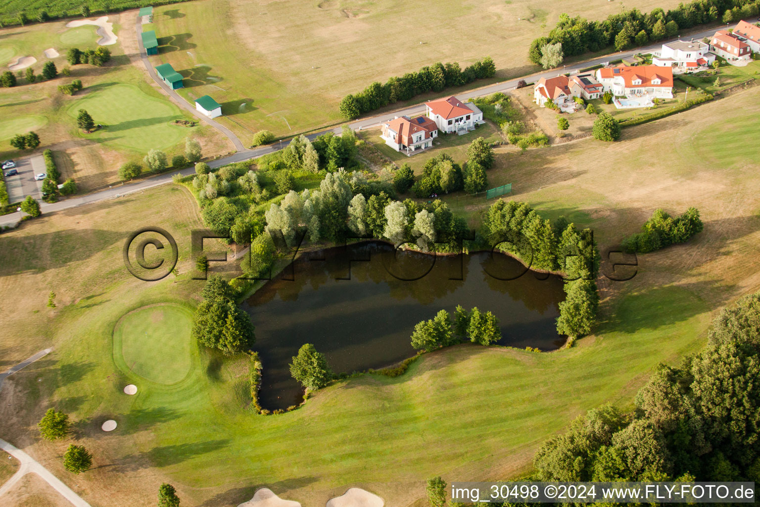 Club de golf Soufflenheim Baden-Baden à Soufflenheim dans le département Bas Rhin, France vue du ciel