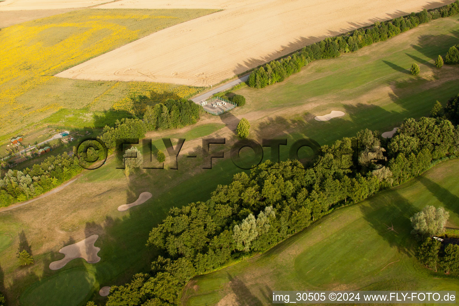 Photographie aérienne de Club de golf Soufflenheim Baden-Baden à Soufflenheim dans le département Bas Rhin, France