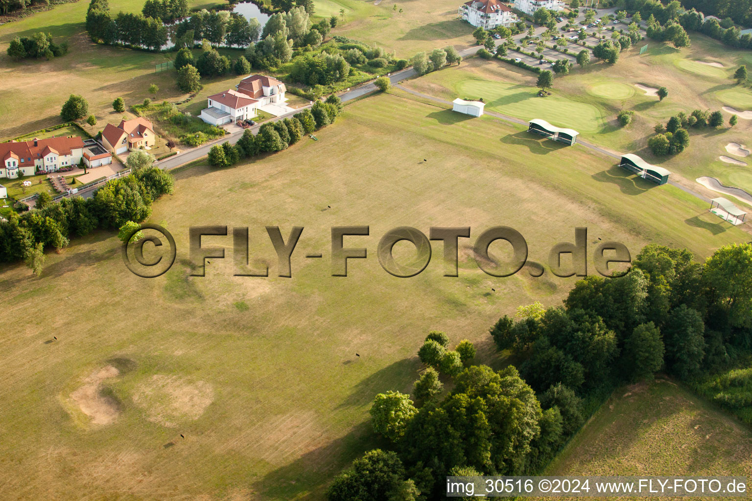 Image drone de Club de golf Soufflenheim Baden-Baden à Soufflenheim dans le département Bas Rhin, France