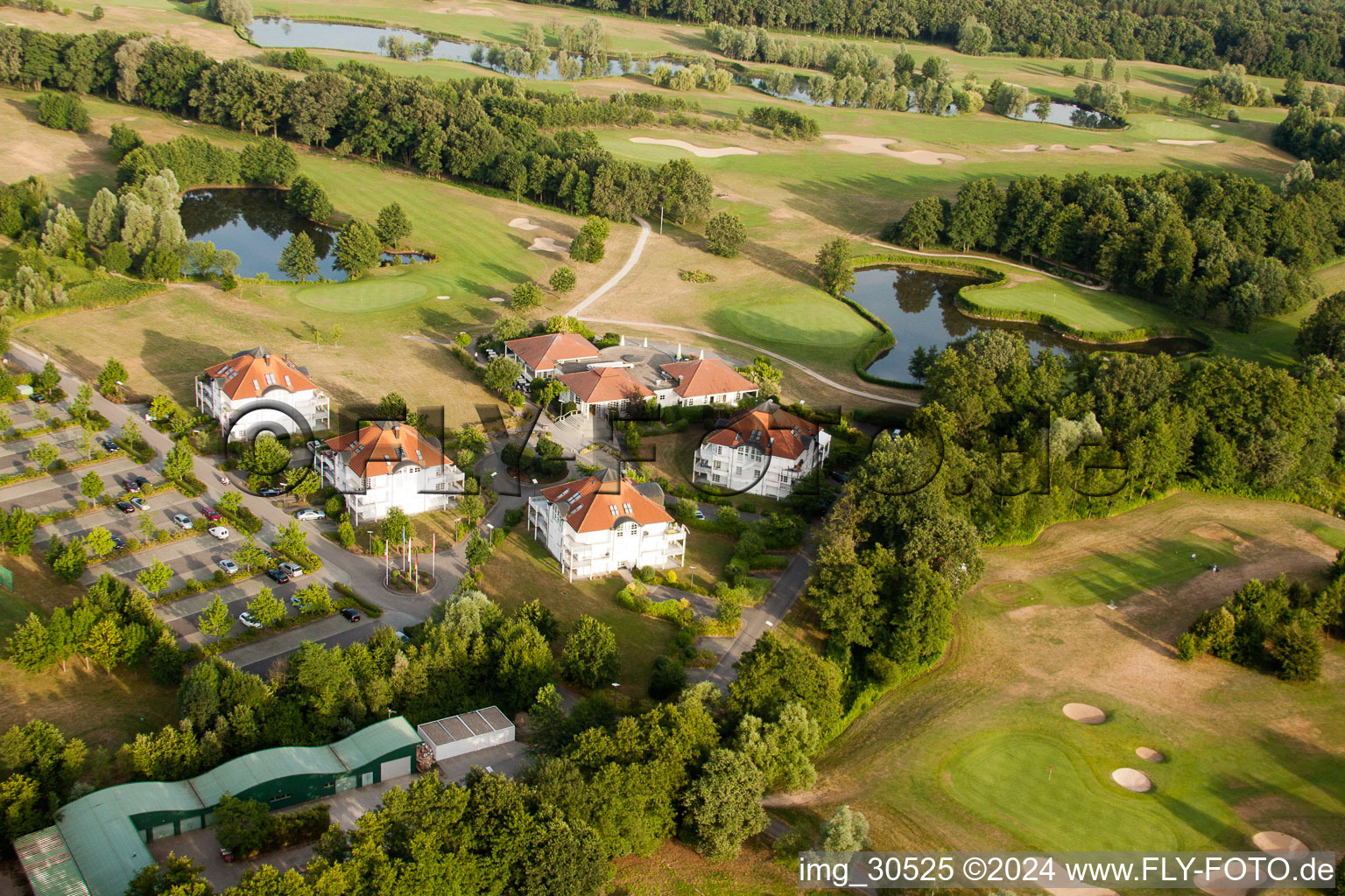 Club de golf Soufflenheim Baden-Baden à Soufflenheim dans le département Bas Rhin, France hors des airs