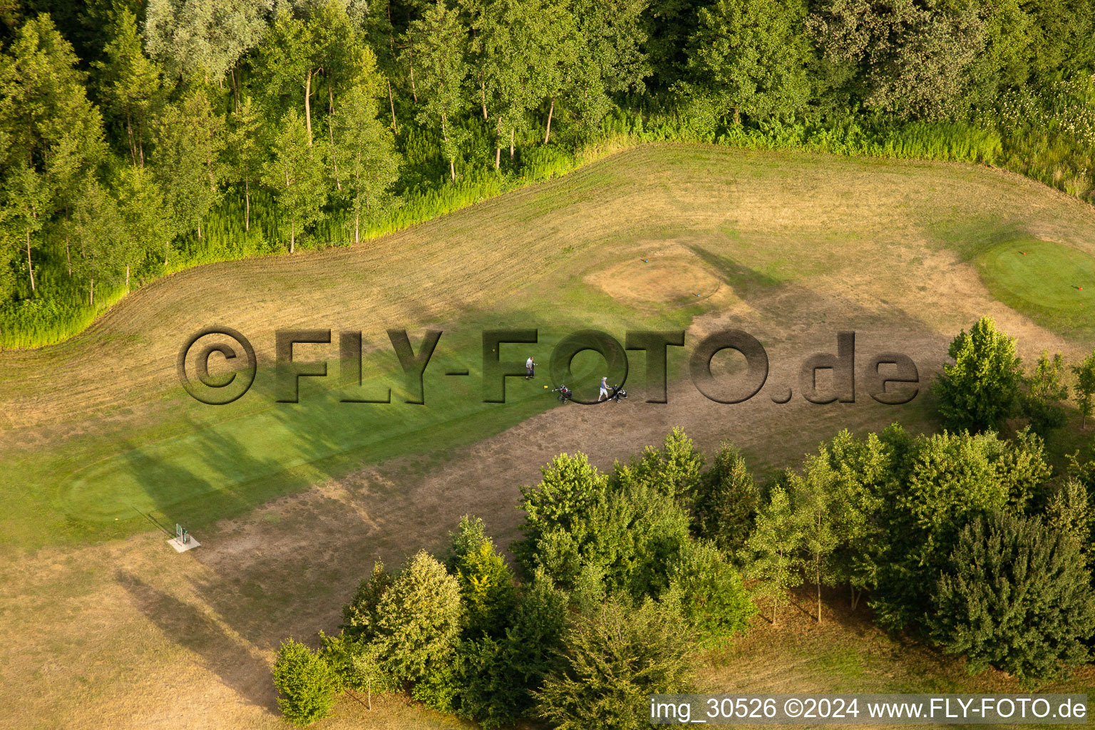 Club de golf Soufflenheim Baden-Baden à Soufflenheim dans le département Bas Rhin, France vue d'en haut