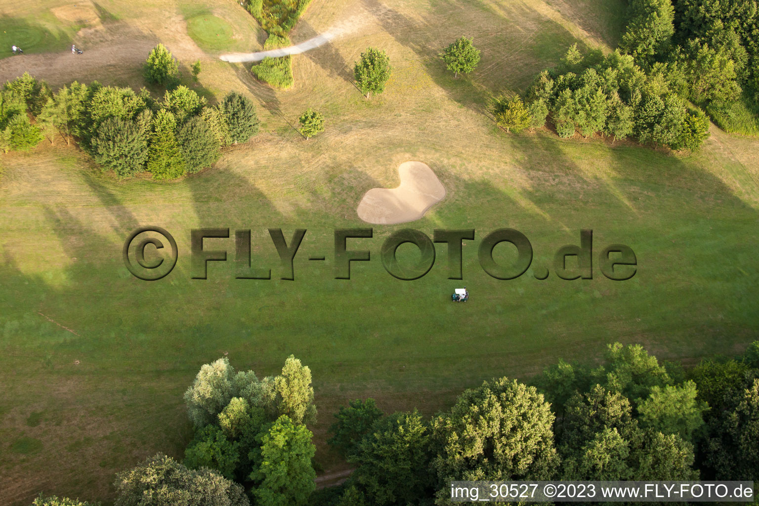 Club de golf Soufflenheim Baden-Baden à Soufflenheim dans le département Bas Rhin, France depuis l'avion