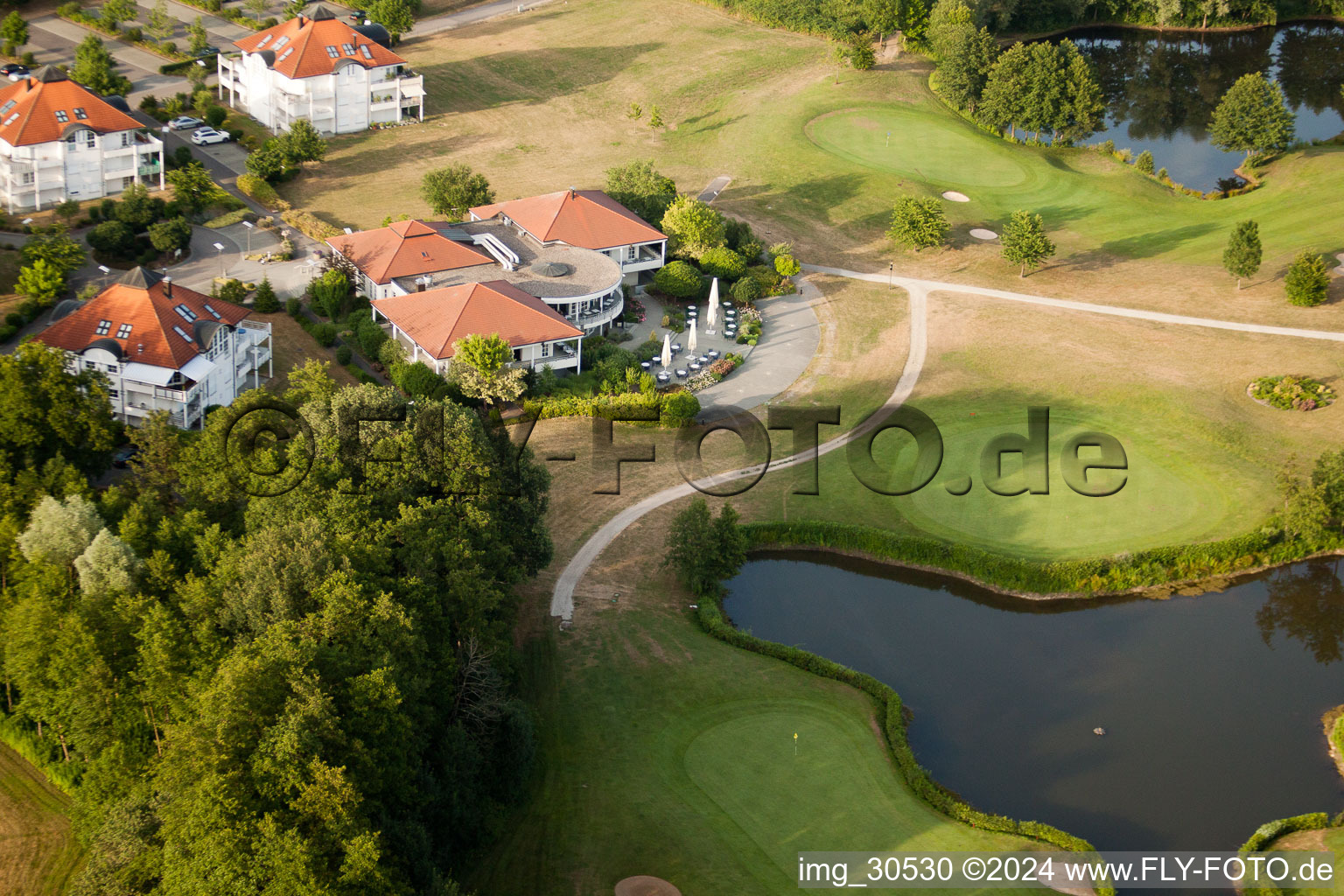 Club de golf Soufflenheim Baden-Baden à Soufflenheim dans le département Bas Rhin, France vue du ciel