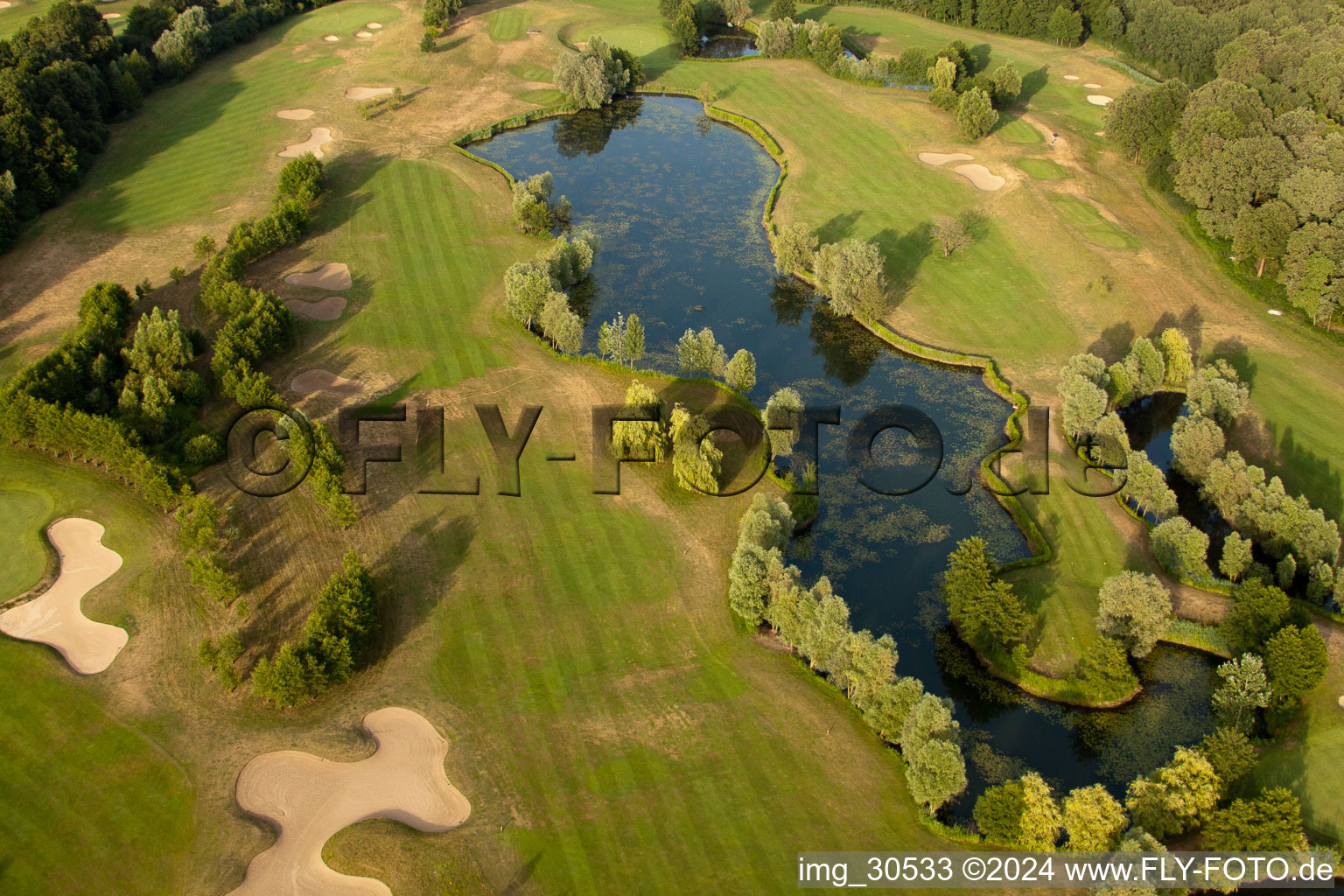 Image drone de Club de golf Soufflenheim Baden-Baden à Soufflenheim dans le département Bas Rhin, France