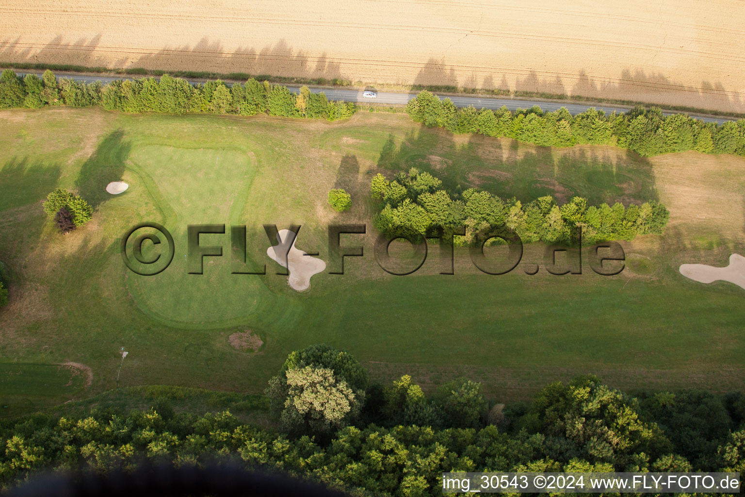 Club de golf Soufflenheim Baden-Baden à Soufflenheim dans le département Bas Rhin, France vue d'en haut