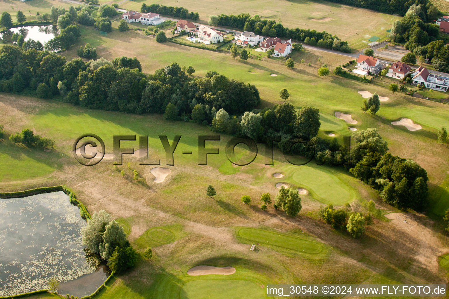 Club de golf Soufflenheim Baden-Baden à Soufflenheim dans le département Bas Rhin, France vue du ciel