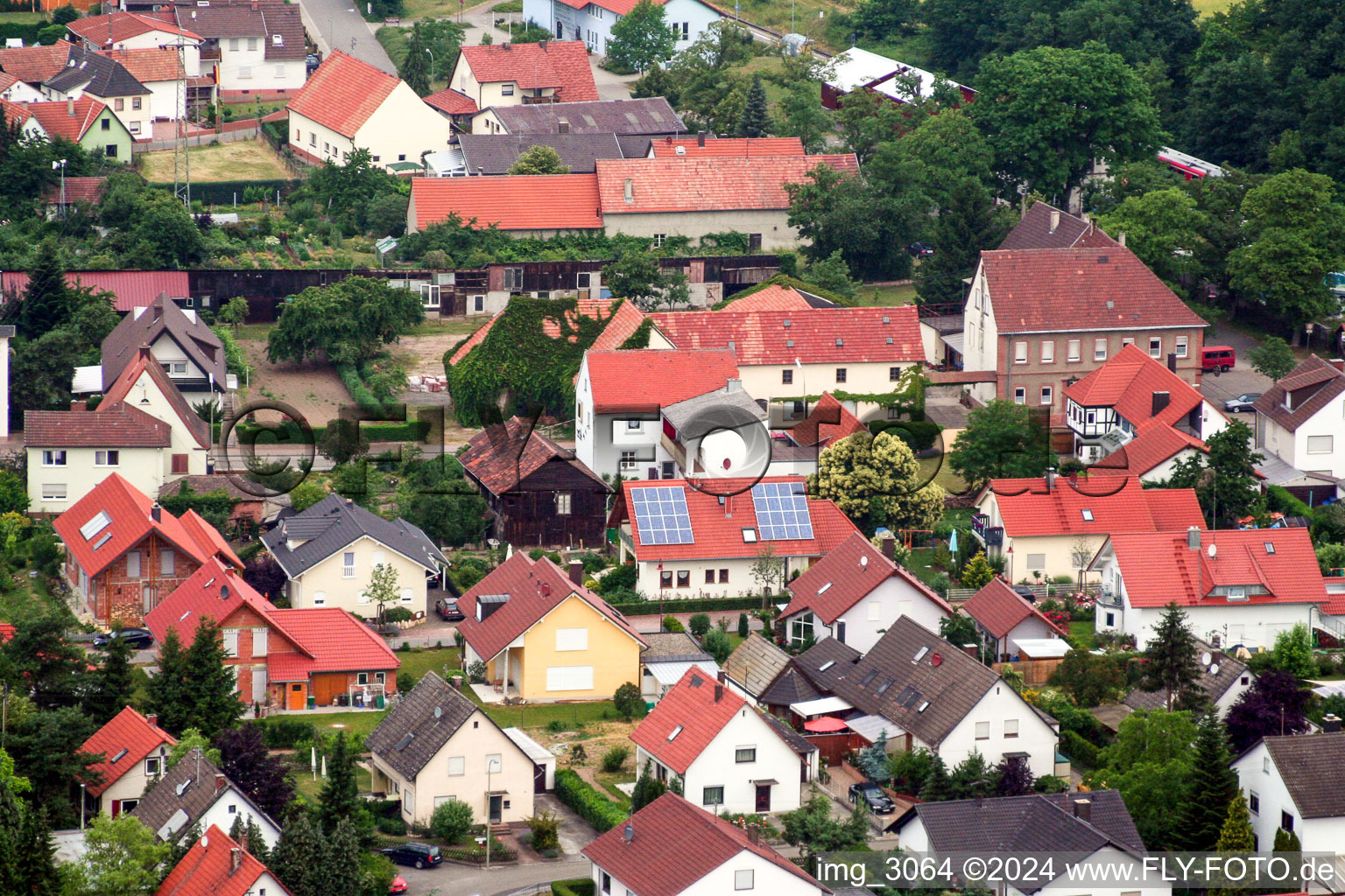 Image drone de Barbelroth dans le département Rhénanie-Palatinat, Allemagne