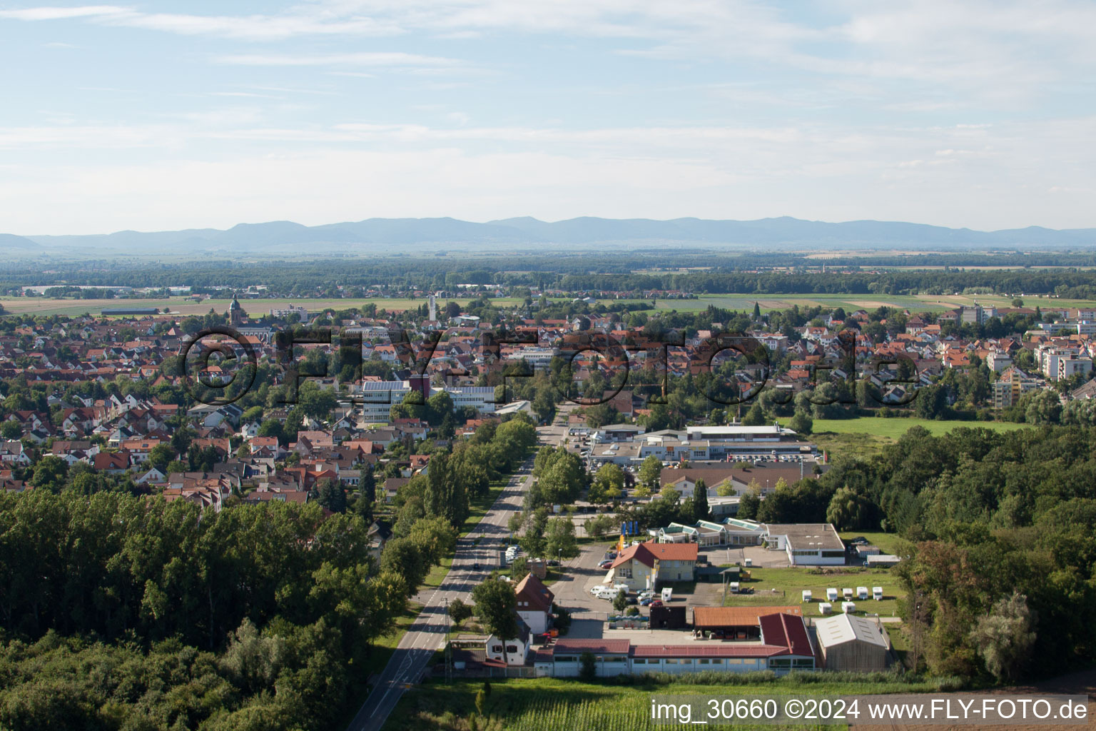 Photographie aérienne de Lauterburgerstr. à Kandel dans le département Rhénanie-Palatinat, Allemagne