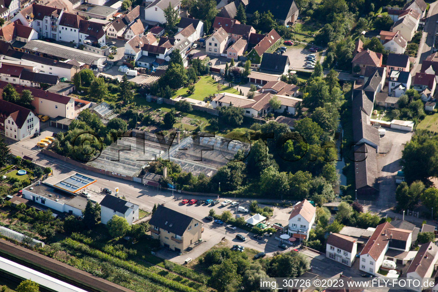 Image drone de Rülzheim dans le département Rhénanie-Palatinat, Allemagne