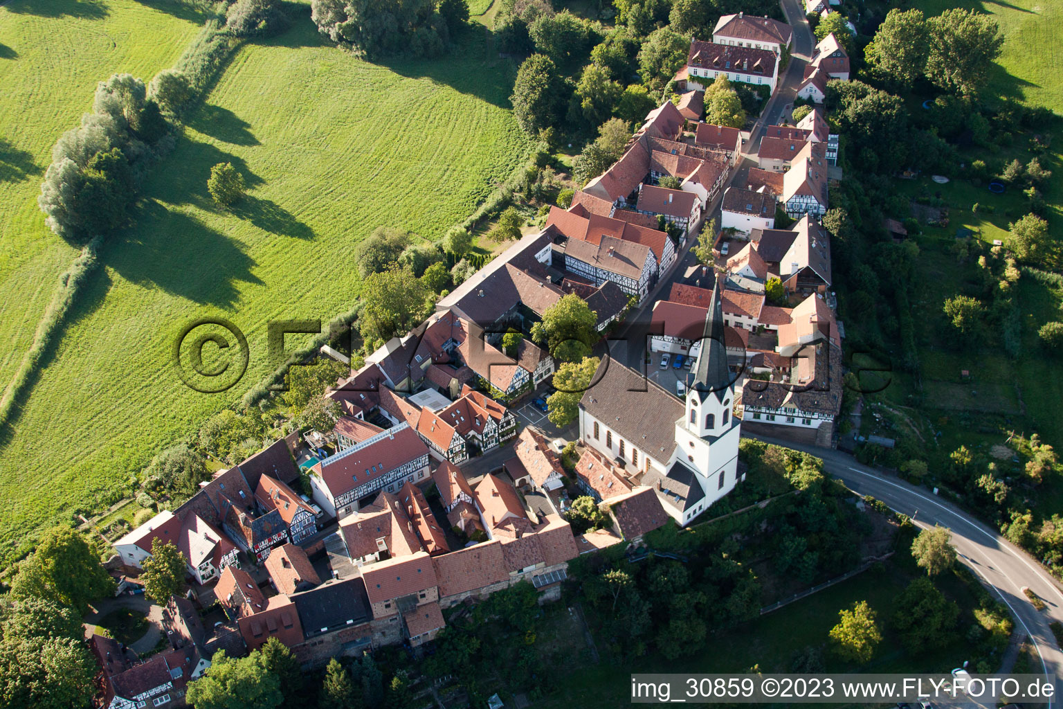 Photographie aérienne de Ludwigstr. à Jockgrim dans le département Rhénanie-Palatinat, Allemagne