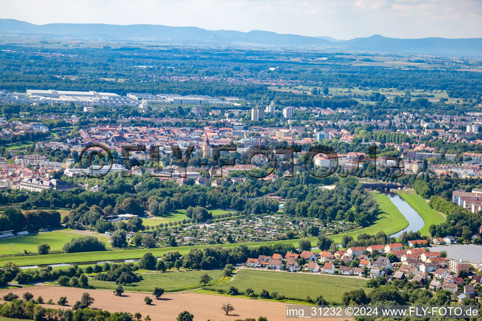 Image drone de Rastatt dans le département Bade-Wurtemberg, Allemagne