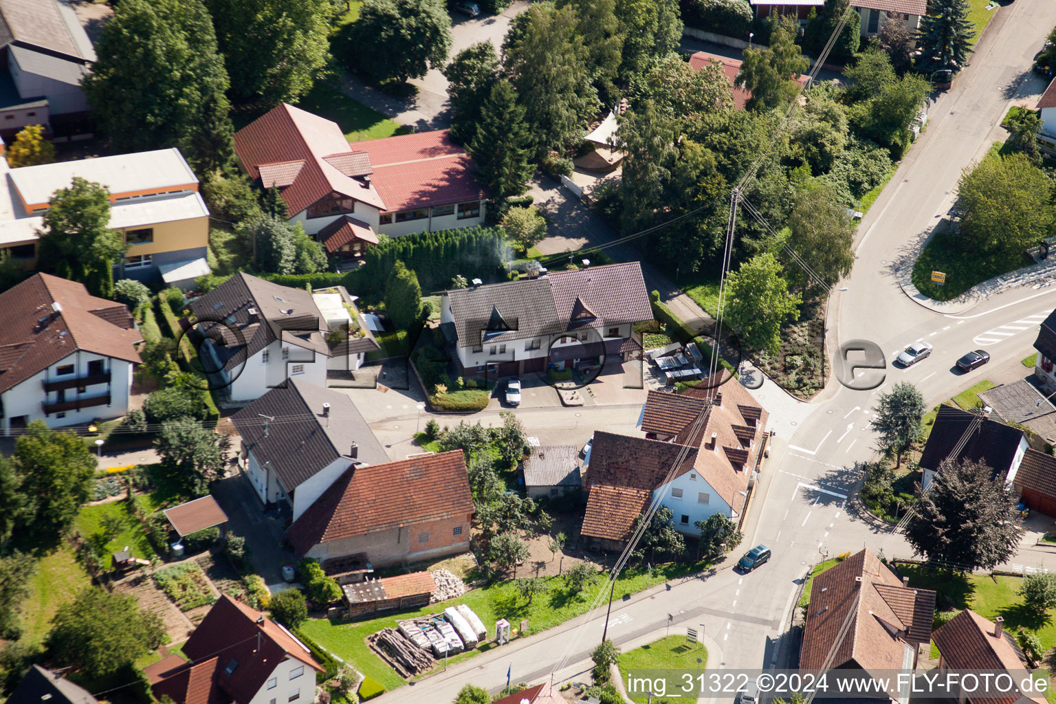 Image drone de Quartier Gallenbach in Baden-Baden dans le département Bade-Wurtemberg, Allemagne